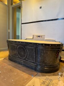 pewter bathtub finishing