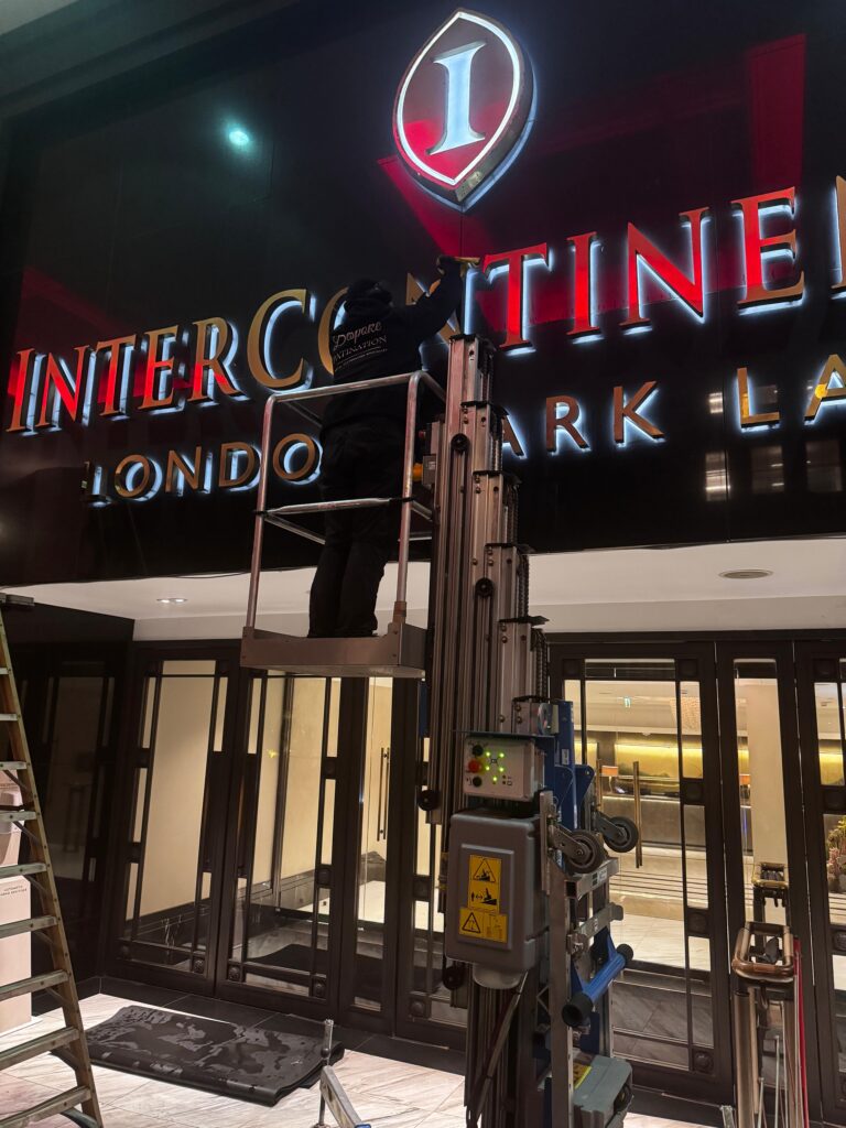 Bronze restoration at the InterContinental Hotel