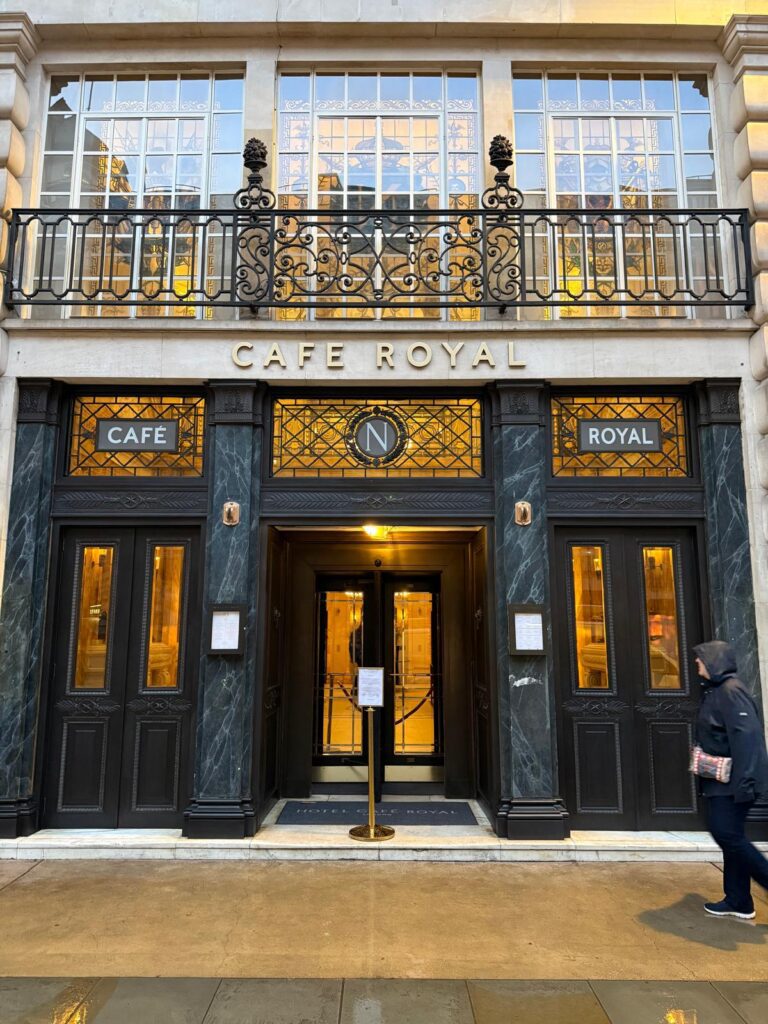 cafe royale entrance after